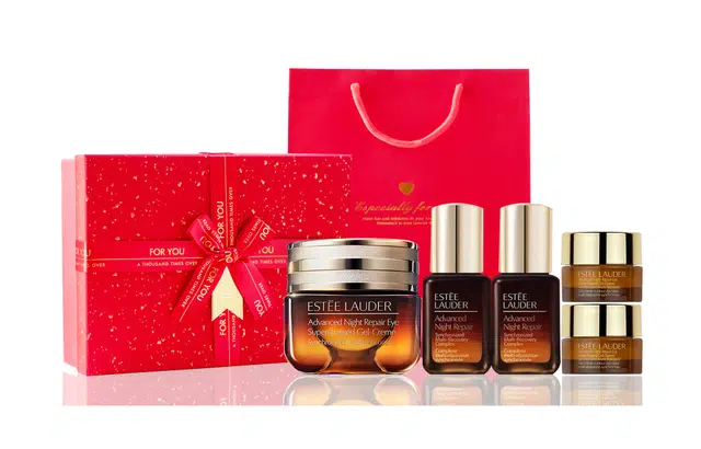 雅诗兰黛 奢宠六件礼 小棕瓶 熬夜眼霜 面部精华液 尊享挚爱礼盒 淡纹紧致保湿修护