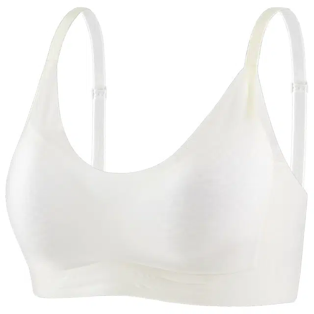 丝之莎 凉感薄款无痕美背透气细肩带小胸聚拢防下垂夏季文胸 女款