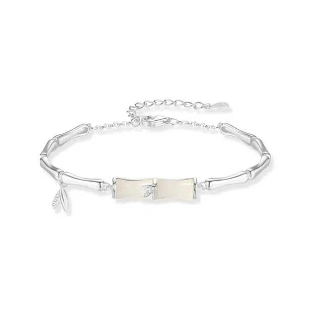 大唐国鼎  节节高升 竹报平安 新中式国潮民族风小众高级感设计 古风清雅氛围感  合金 手链 女款