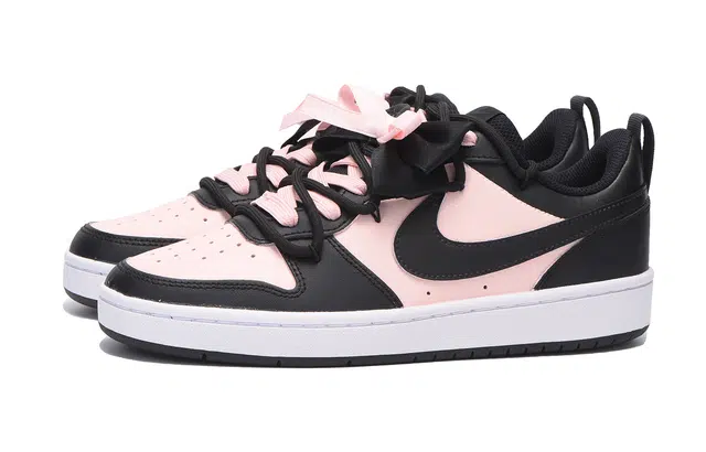 Nike Court Borough Low Black Pink
