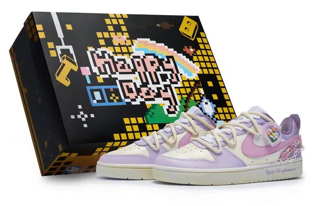 Nike Court Borough Low GS Purple White