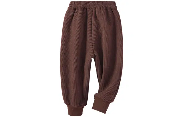 十月妈咪 童装 加厚松紧腰卡通动漫束脚婴幼儿长裤 婴童