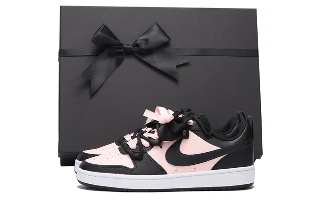 Nike Court Borough Low Black Pink