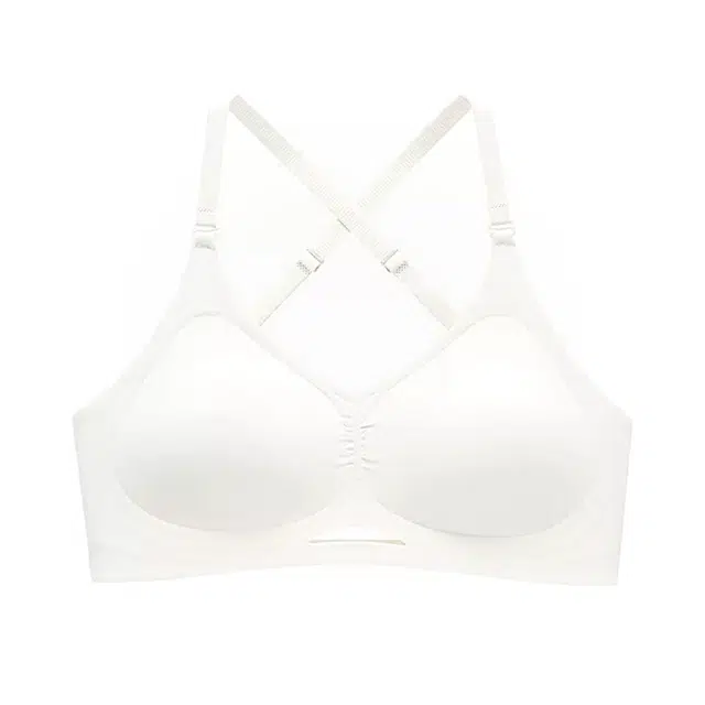 橡柠派 美背薄款小胸聚拢防下垂无钢圈可外穿露背无痕舒适小胸显大文胸 女款