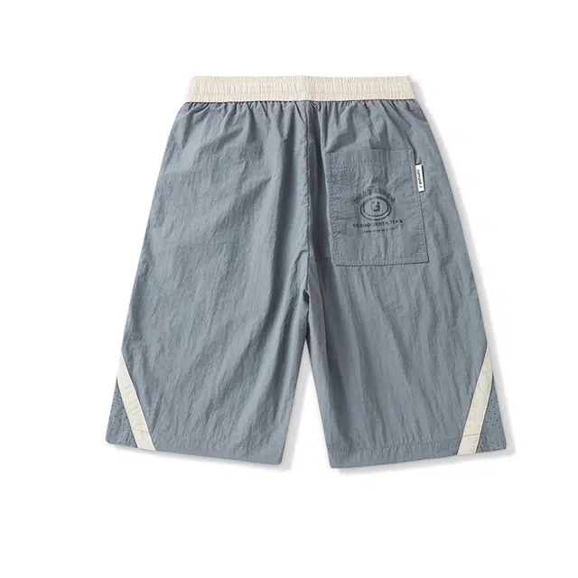 雅鹿 薄款系带宽松工装百搭休闲短裤 男款