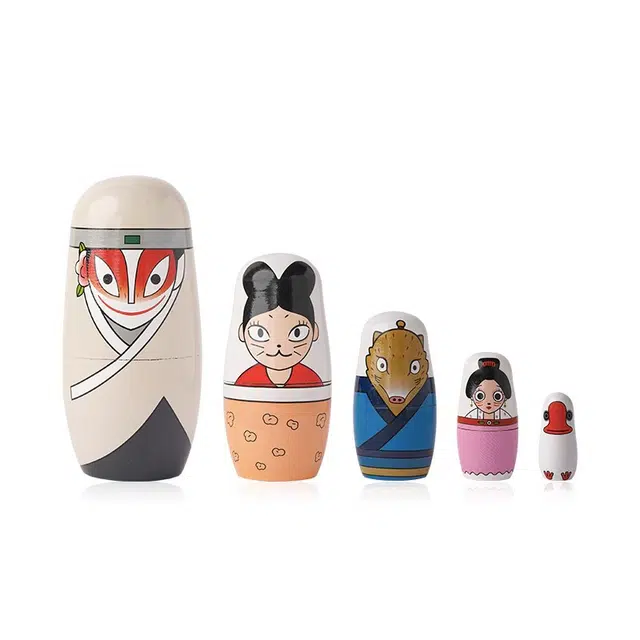 上美影 经典动画中国奇谈系列 创意套娃家居摆件