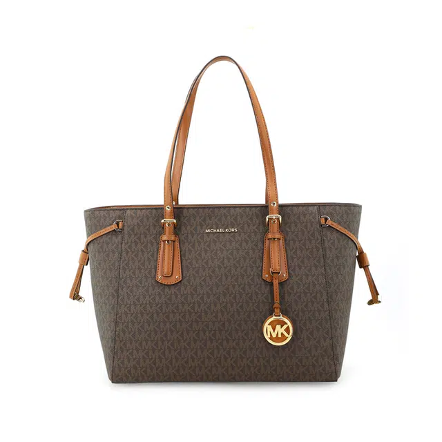 MICHAEL KORS MK Voyager Logo Tote