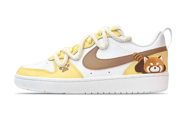 Nike Court Borough Low 2 GS Yellow