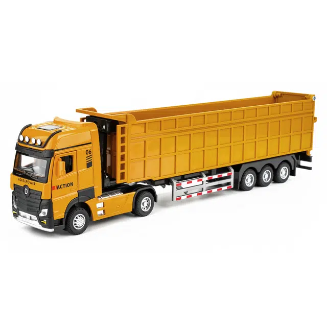 驰誉车玩 加长款工程车系列 合金车模 收藏摆件 成品模型