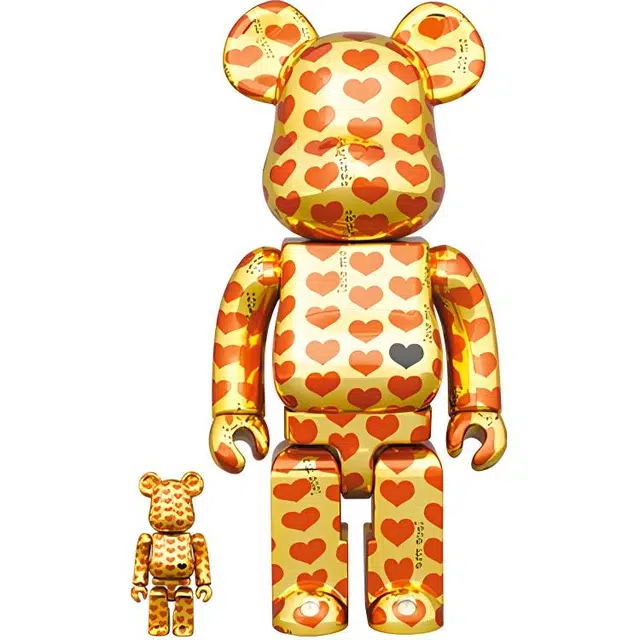 BE@RBRICK Gold Heart