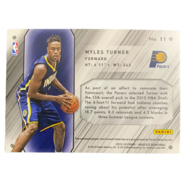 PANINI 2015-16 RC Patch 1025