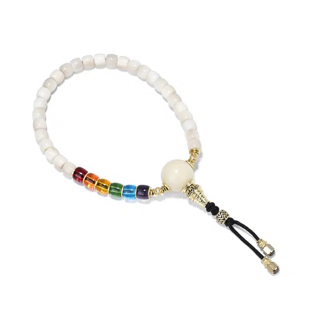 玉临门 国潮文玩手持满配版简约高级 象牙果 手串 男女同款情侣款