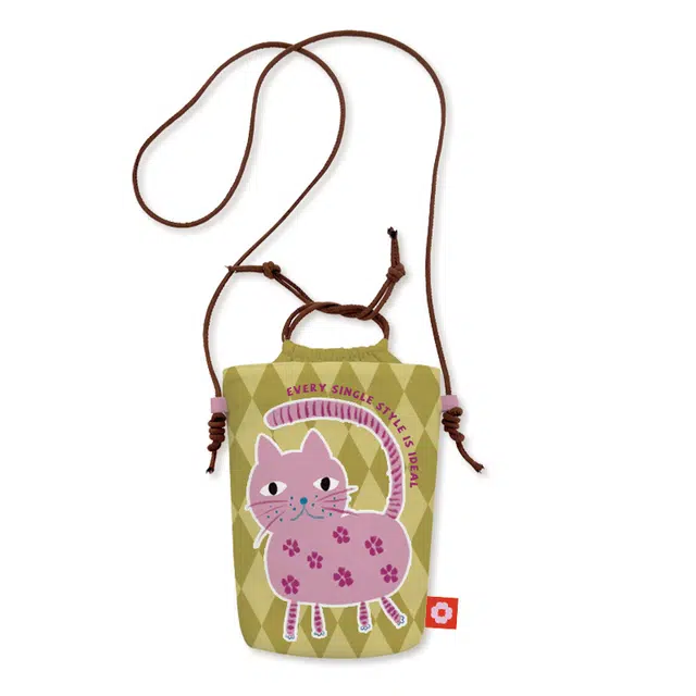 完美款款 谁是薯片插画师联名款可爱卡通便携 织物 斜挎包 小号 女款 多色