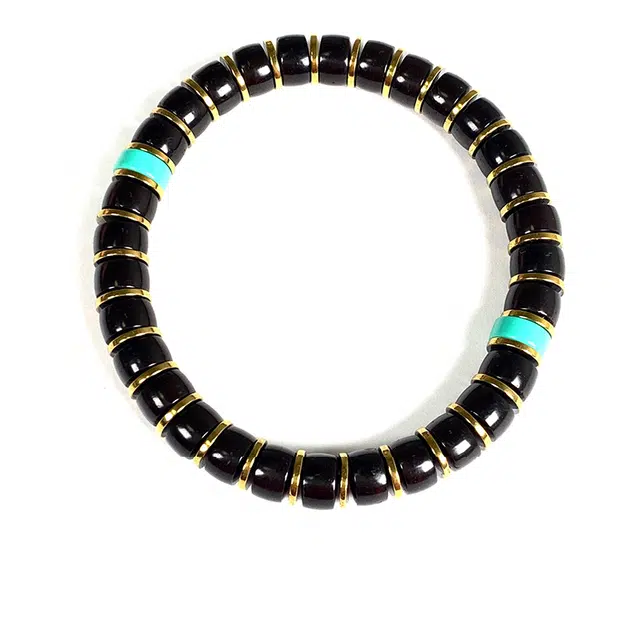 玉临门 新中式文玩隔片气质高级感 椰蒂 菩提类手串 男女同款情侣款