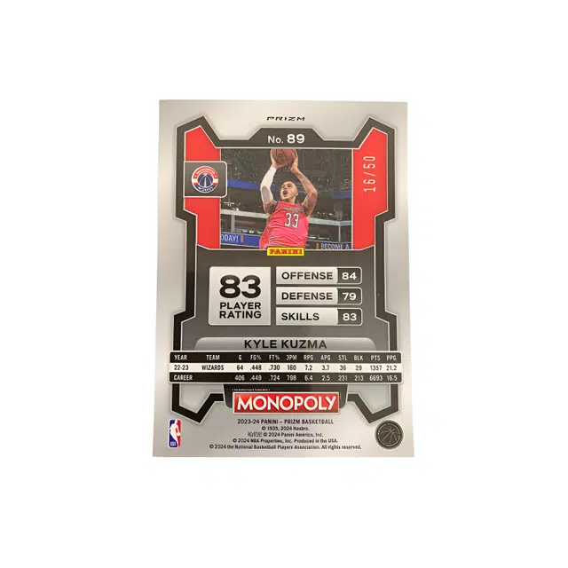 PANINI 2023-24 PRIZM 1650