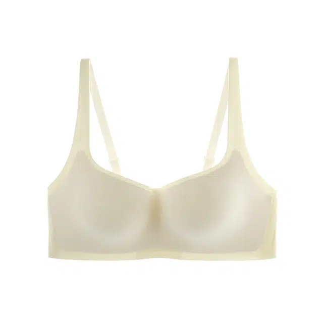 内在密码 无痕方领一片式内衣夏季女薄款聚拢小胸不空杯透气低胸舒适文胸罩