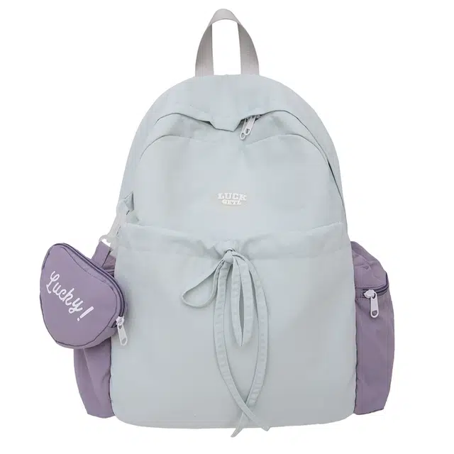 笛贝嘉 大容量轻便出行设计感可爱 尼龙 双肩包 女款 多色