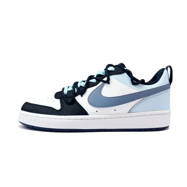 Nike Court Borough Low GS Black White Blue