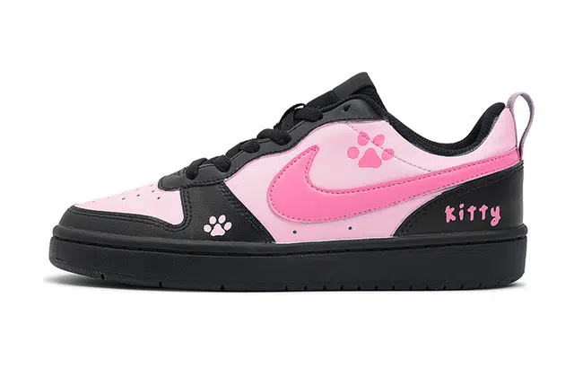 Nike Court Burrow GS Black Pink