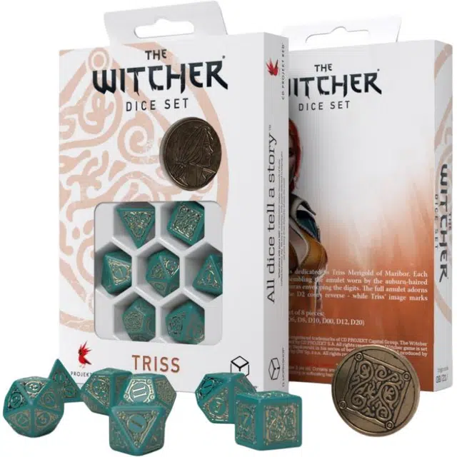 The Witcher Dice Set Triss The Beautiful Healer