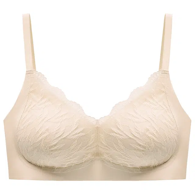 都市丽人 软支撑水滴杯性感蕾丝胸罩无痕无钢圈收副乳透气文胸 女款