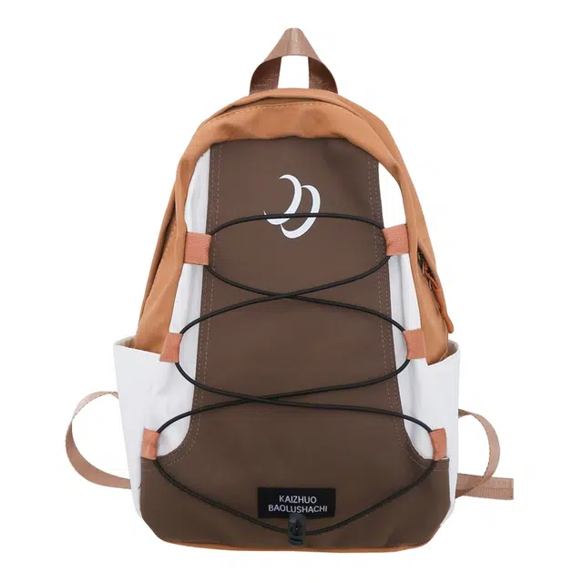 尊梵 学生上课春季百搭爆款流行通勤 尼龙 双肩包 男女同款情侣款 多色