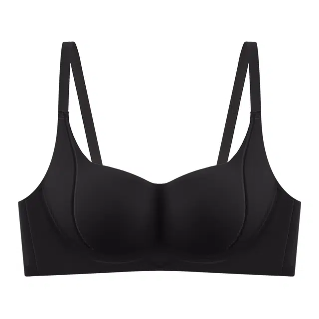 莫代尔 小胸聚拢饱满内衣显大无痕无钢圈薄款防下垂无钢圈软支撑透气美背胸罩文胸 女款 组合装