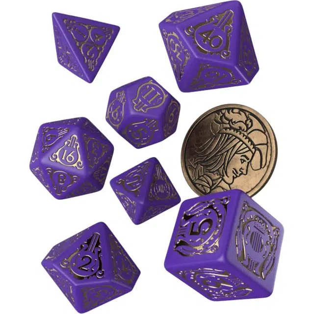 The Witcher Dice Set. Dandelion - Viscount de Lettenhove