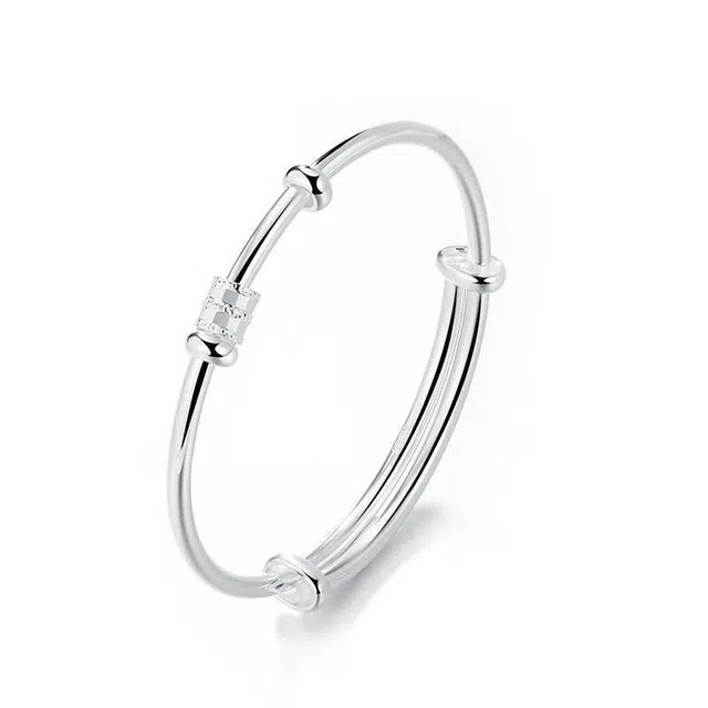 大唐国鼎 小蛮腰 新中式复古 时尚简约 轻奢小众设计高级感甜美 气质优雅轻奢日常百搭 合金 手镯 女款