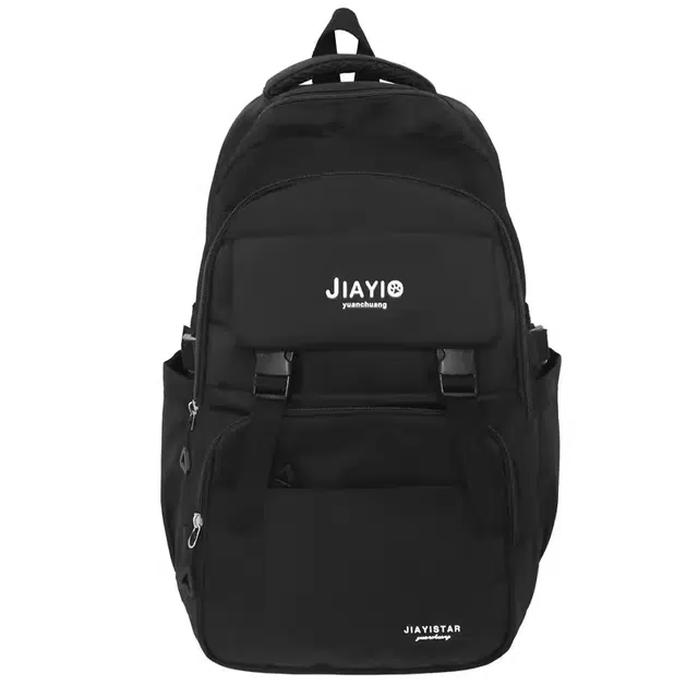 尊梵 简约大容量 尼龙 双肩包 男女同款情侣款 黑色/粉色/蓝色/红色/绿色/紫色