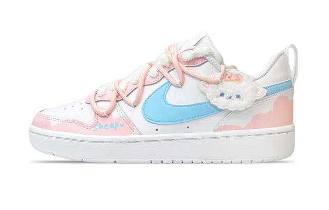 Nike Court Borough Low GS Pink