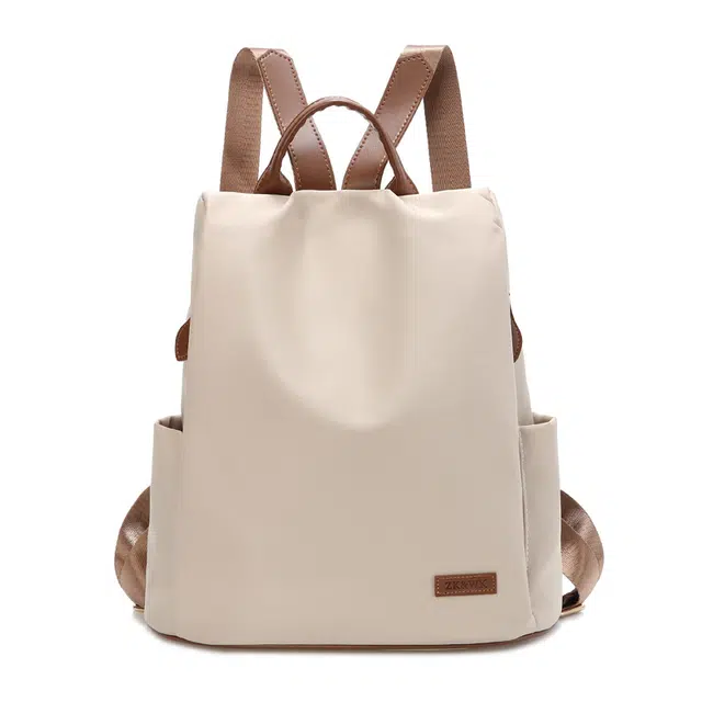 威蒙 大容量潮流高级感学生 牛津布 双肩包 常规 女款 卡其/黑色/咖啡