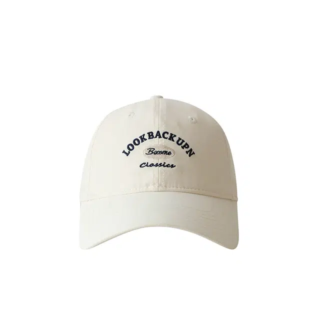 木林森 字母刺绣软底深顶显脸小 聚酰胺纤维 鸭舌帽 男女同款情侣款