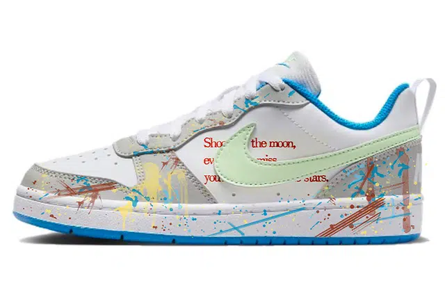 Nike Court Borough Low White Blue