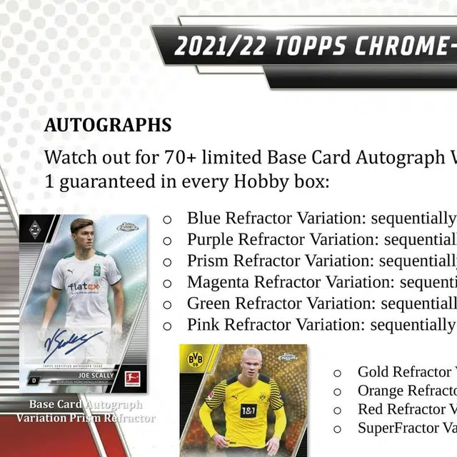 Topps 202122 Topps Chrome Hobby
