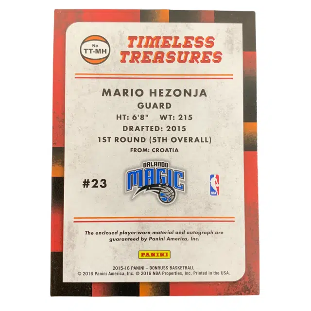 PANINI 2016-17 patch 0810