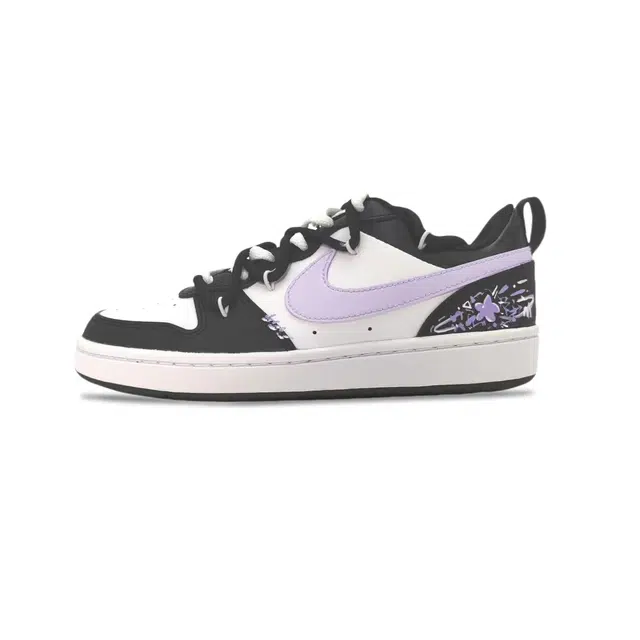 Nike Court Borough Low GS Black Purple