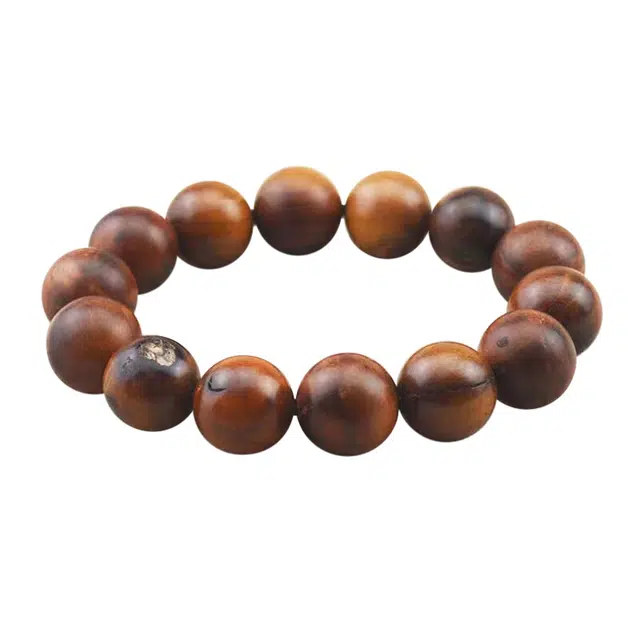 吉千年 正宗雷击木满雷痕木 手持念珠道家 枣木 木作手串 男女同款情侣款 檀木