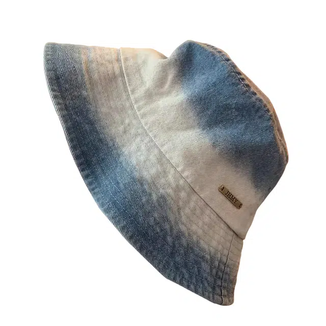 撞青春 渐变扎染水洗旧太阳帽防晒遮阳盆帽 牛仔布 渔夫帽 女款