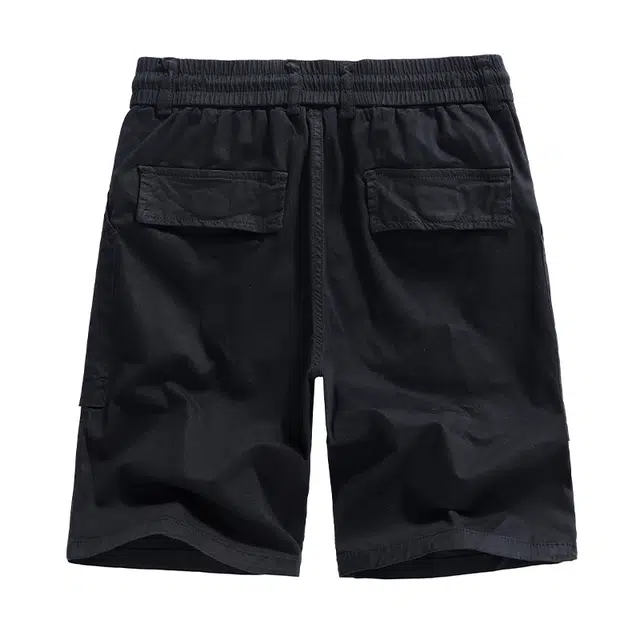 雅鹿 美式工装运动宽松拉链系带篮球裤百搭薄款五分休闲短裤 男款