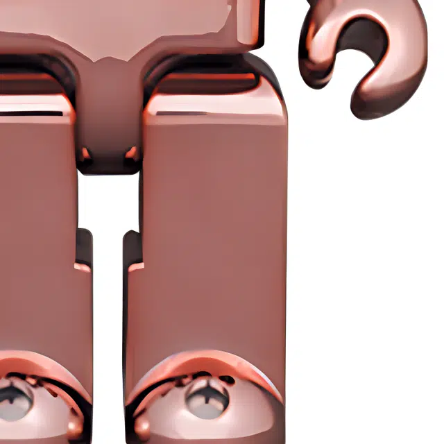 BE@RBRICK MEDICOM TOY PLUS Pink Gold Chrome Ver.