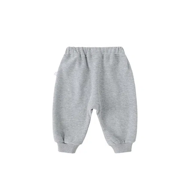 中小童 嘟嘟家 卡通贴标松紧腰宽松束脚长裤