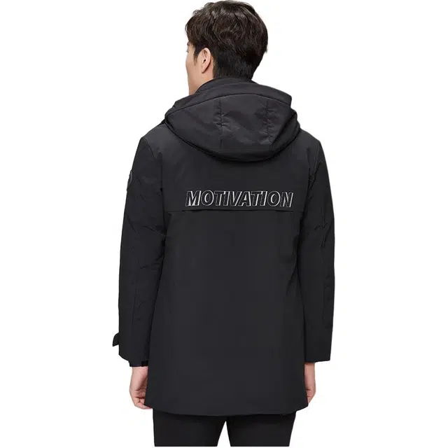 才子 休闲连帽简约羽绒服 男款