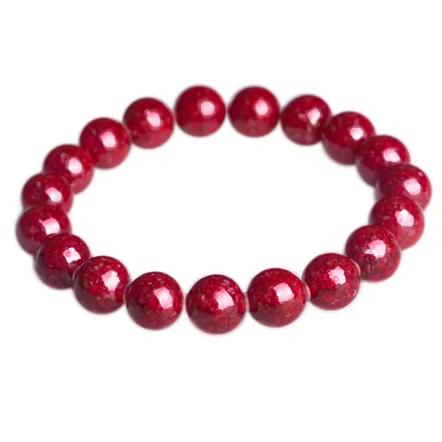 豆蔻时光 时来运转新中式国风转运珠 朱砂 玉石手串 男女同款情侣款