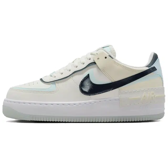 Nike Air Force 1 Shadow Beige Blue
