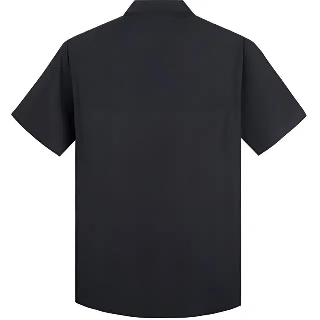 才子 字母印花休闲高弹力针织亲肤短袖衬衫 男款