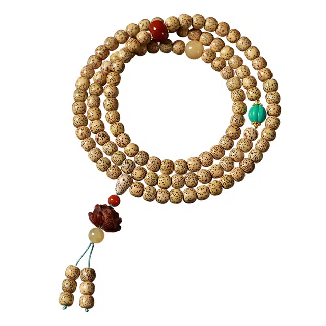 九隆古 多圈手腕佩戴 新中式国潮复古风 小众设计轻奢高级感串珠 星月菩提 手串 男女同款情侣款