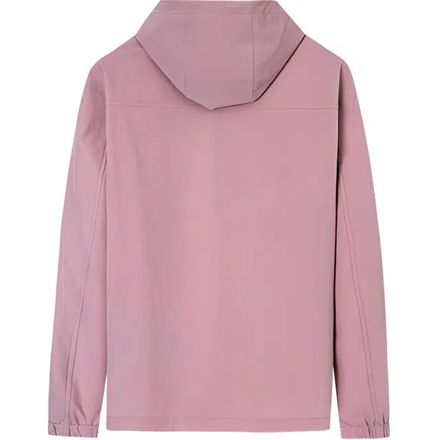 才子 户外连帽百搭纯色夹克外套 男款 粉色