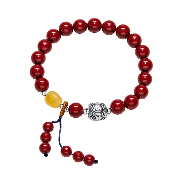 妈妈的礼物 招财转运流苏 本命年守护简约气质显白诸事顺利 朱砂 手串 女款