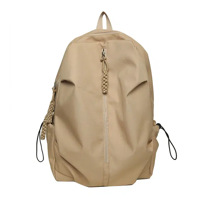 德力熊  尼龙男女通用多色书包学生简约小众设计感双肩包高颜值休闲旅行出游背包